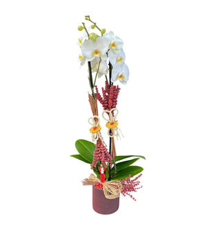 K�rm�z� G�l ve Lilyum Buketi